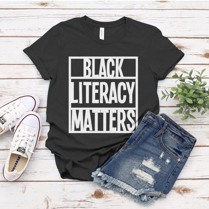 Blmgift Black Literacy Matters Cool Gift Women T-shirt Unique Gifts