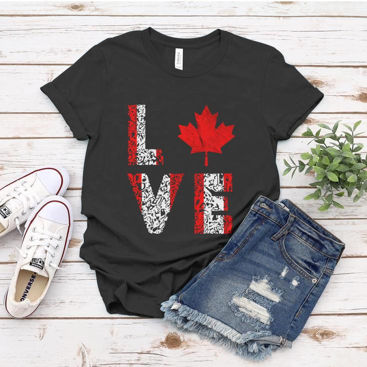 Canada Love Canadian Maple Leaf Women T-shirt Unique Gifts