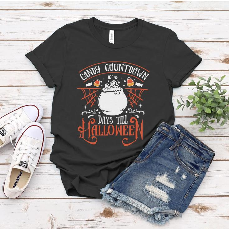 Candy Countdown Days Till Halloween Funny Halloween Quote V2 Women T-shirt Unique Gifts