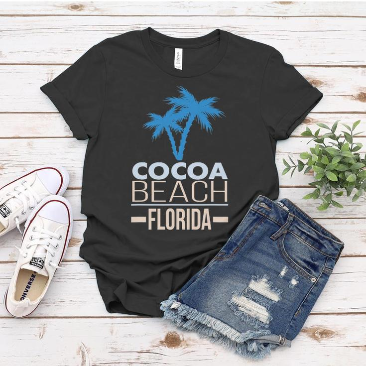 Cocoa Beach Florida Palm Tree Women T-shirt Unique Gifts