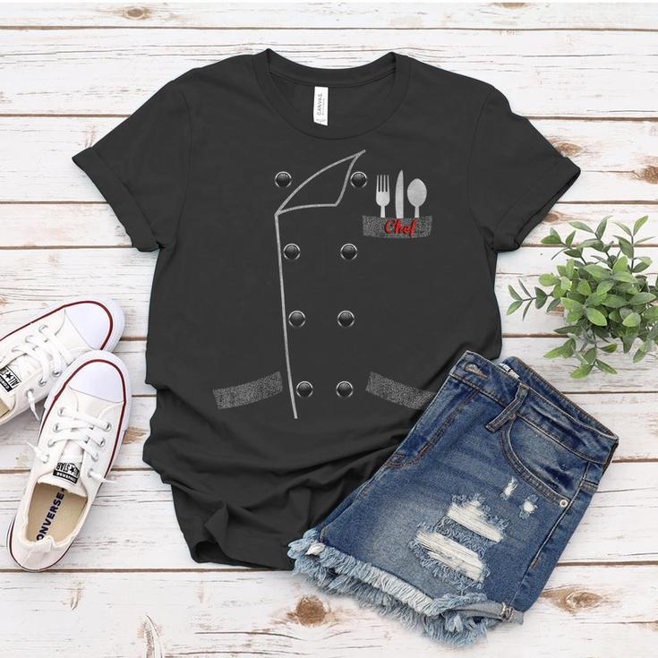 Cool Chef Cook Uniform Diy Halloween Party Easy Costume Women T-shirt Funny Gifts