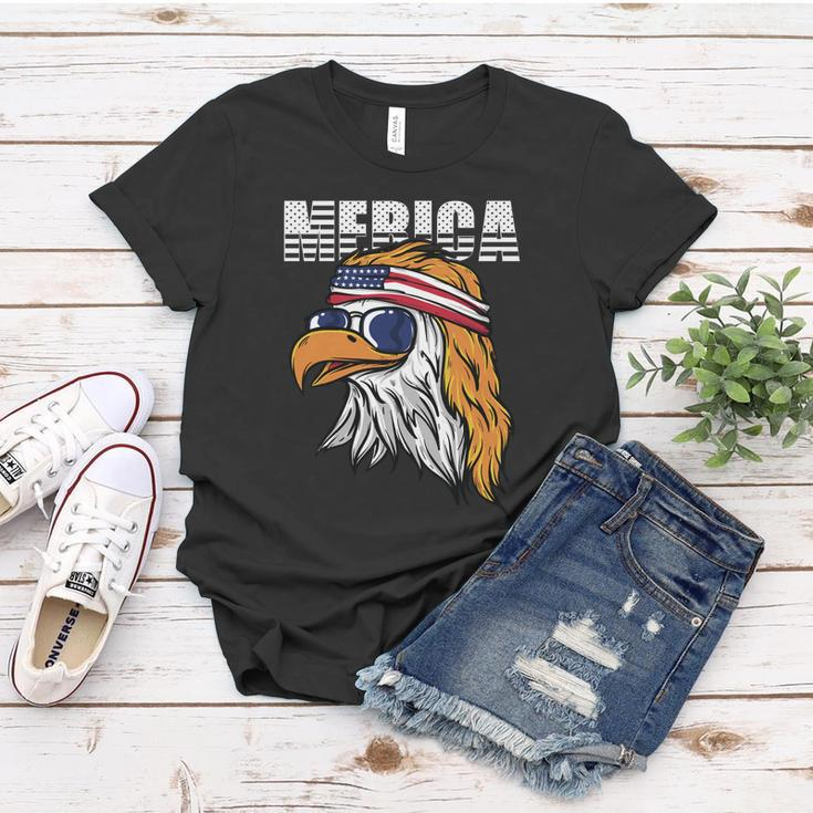 Cool Merica Eagle Mullet Usa 4Th Of July Gift Women T-shirt Unique Gifts