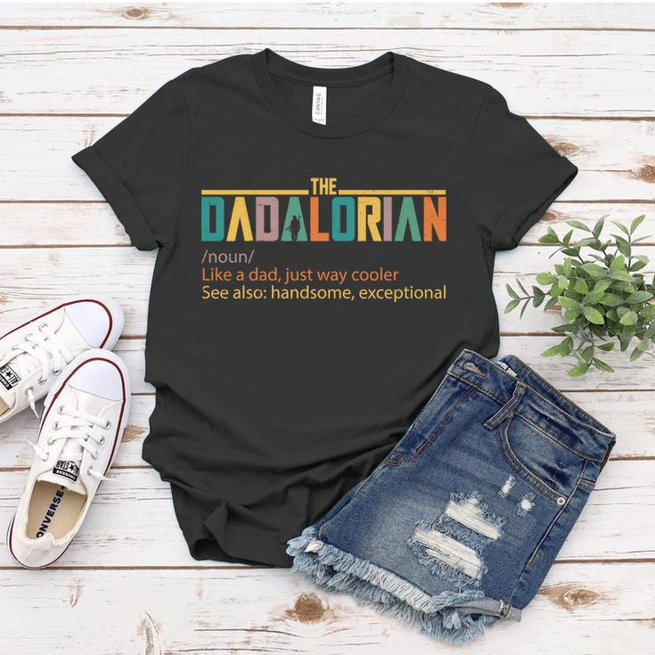 Dadalorian Definition Like A Dad But Way Cooler Tshirt Women T-shirt Unique Gifts