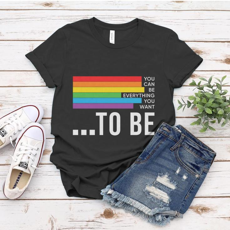 Dare To Be Yourself Lgbt Pride Month Women T-shirt Unique Gifts
