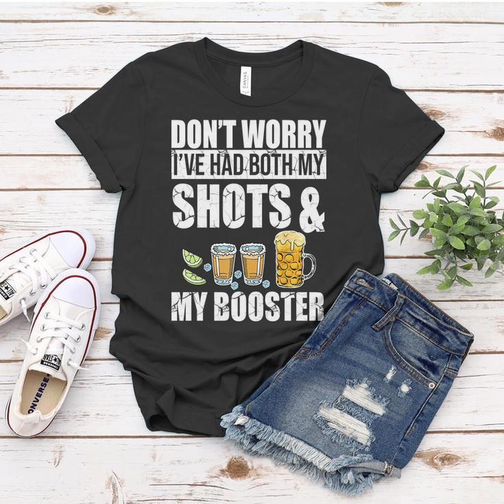 Dont Worry Had Both My Shots And Booster Funny Tshirt Women T-shirt Unique Gifts