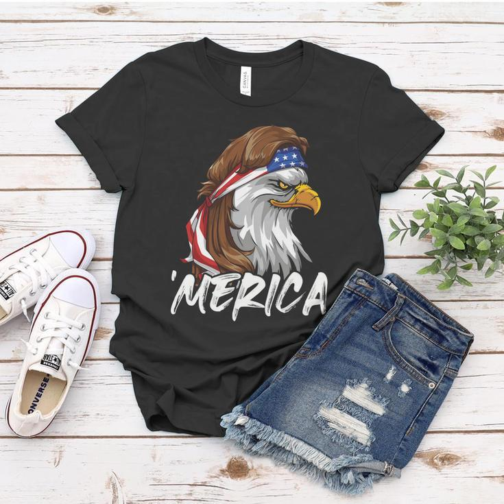 Eagle Mullet Merica 4Th Of July Usa American Flag Patriotic Great Gift Women T-shirt Unique Gifts