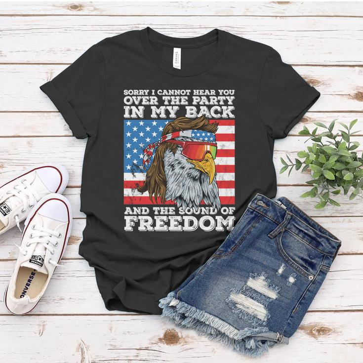 Eagle Mullet Party In The Back Sound Of Freedom 4Th Of July Gift V2 Women T-shirt Unique Gifts