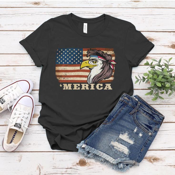 Eagle Mullet Usa American Flag Merica 4Th Of July Meaningful Gift Women T-shirt Unique Gifts