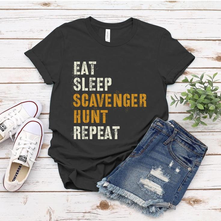 Eat Sleep Scavenger Hunt Repeat Halloween Activity Squad Cool Gift Women T-shirt Unique Gifts