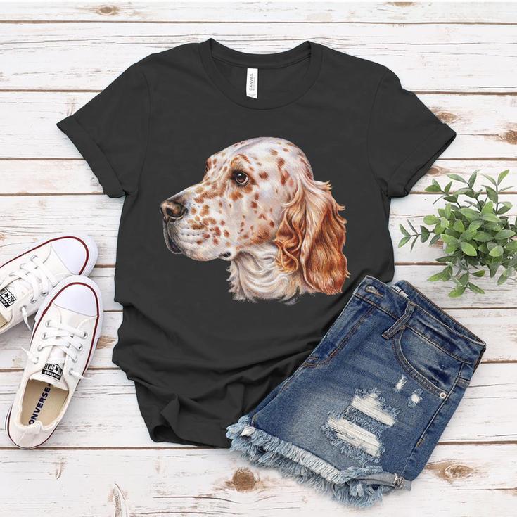 English Setter Dog Tshirt Women T-shirt Unique Gifts