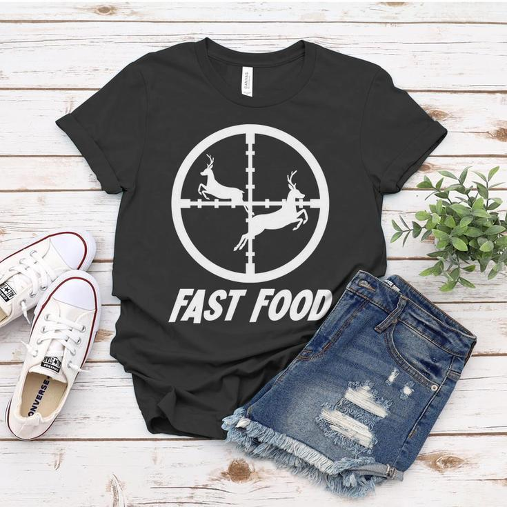 Fast Food Hunting Deer V2 Women T-shirt Unique Gifts