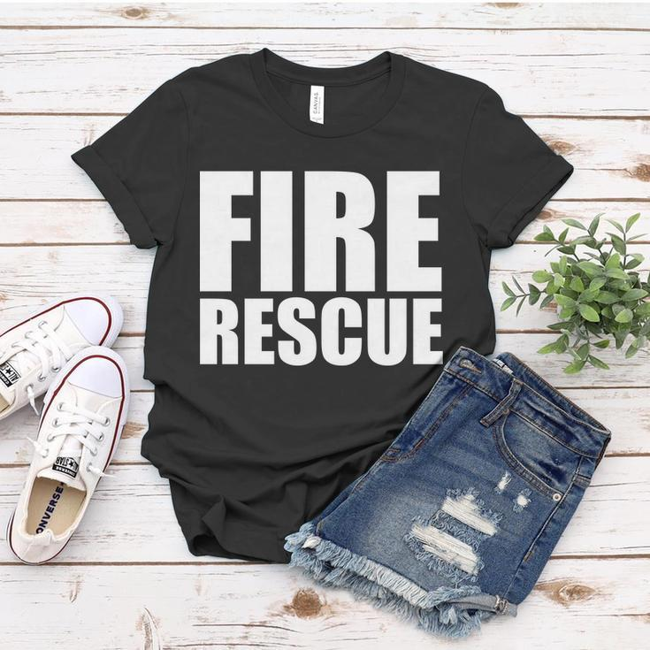 Fire Rescue Tshirt Women T-shirt Unique Gifts
