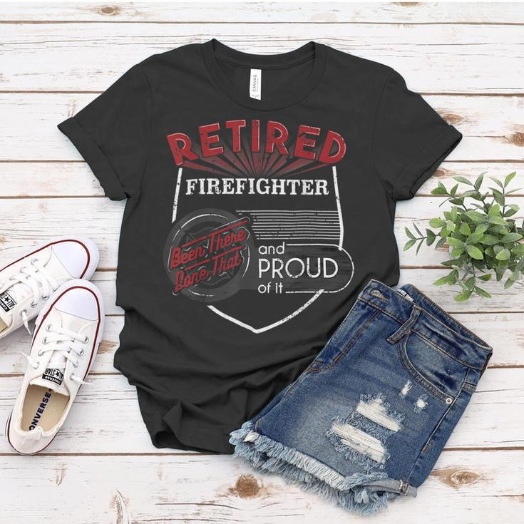 Firefighter Retired Firefighter Firefighter Retirement Gift Women T-shirt Funny Gifts