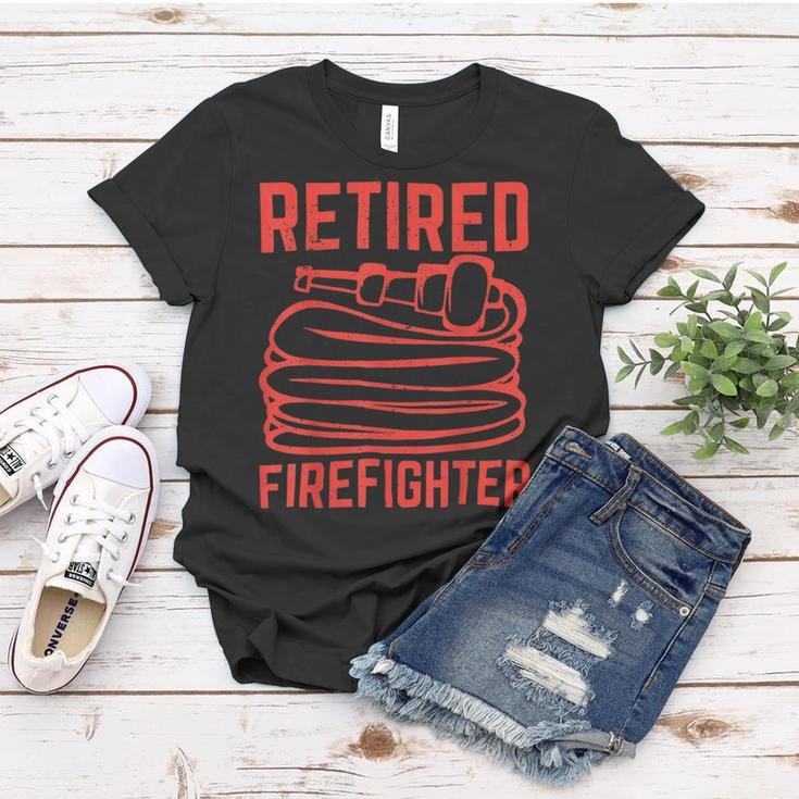 Firefighter Retired Firefighter Pension Retiring V2 Women T-shirt Funny Gifts