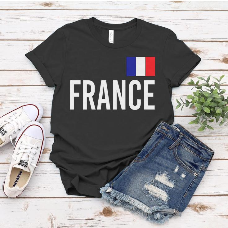 France Team Flag Logo Tshirt Women T-shirt Unique Gifts