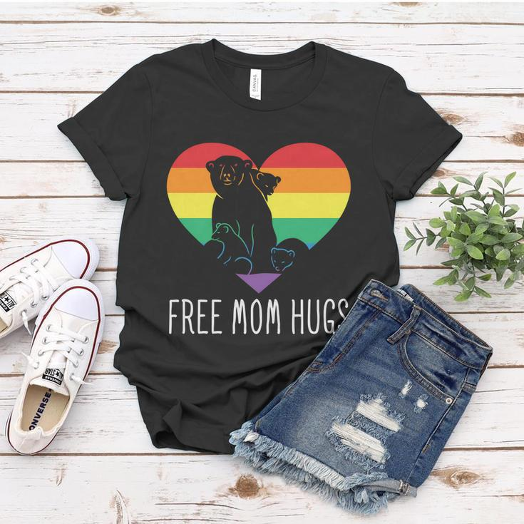 Funny Lgbt Free Mom Hugs Pride Month Women T-shirt Unique Gifts