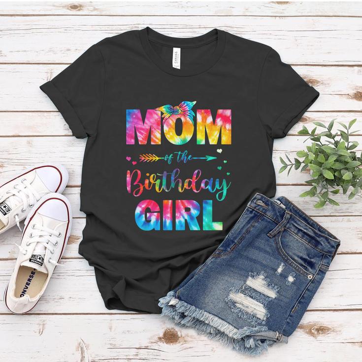 Funny Mom Of The Birthday Girl Mama Tie Dye Women T-shirt Unique Gifts