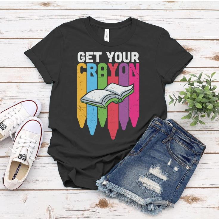 Get Your Cray On Back To School Student Teacher Graphic Shirt For Kids Teacher Women T-shirt Unique Gifts