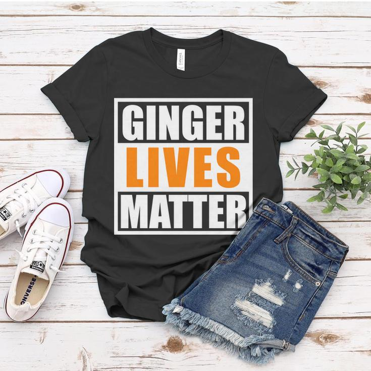 Ginger Lives Matter Funny Irish St Patricks Day Tshirt Women T-shirt Unique Gifts