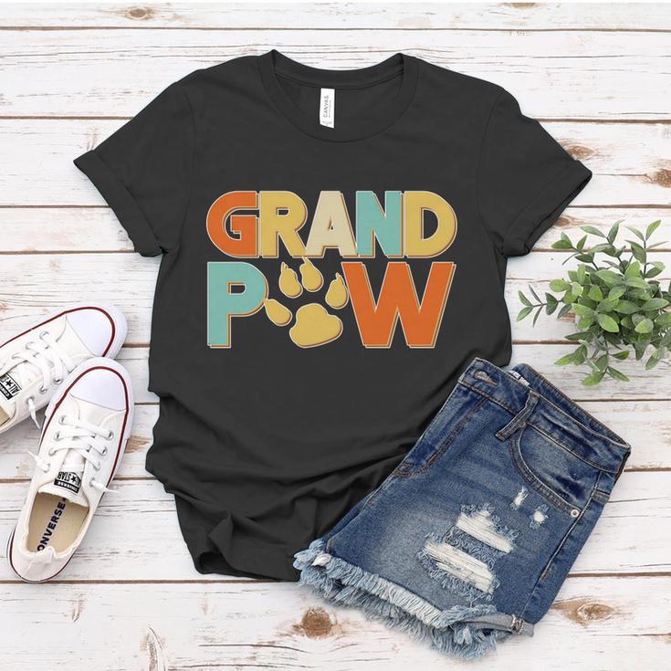 Grand Paw Funny Dog Grandpa Tshirt Women T-shirt Unique Gifts