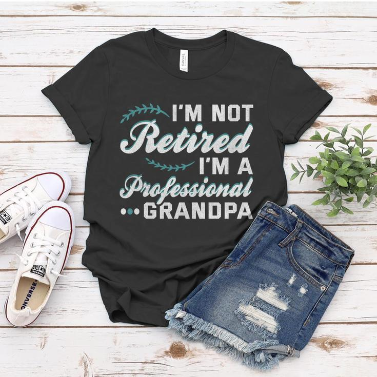 Grandpa Shirts Funny Fathers Day Retired Grandpa Long Sleeve Women T-shirt Personalized Gifts