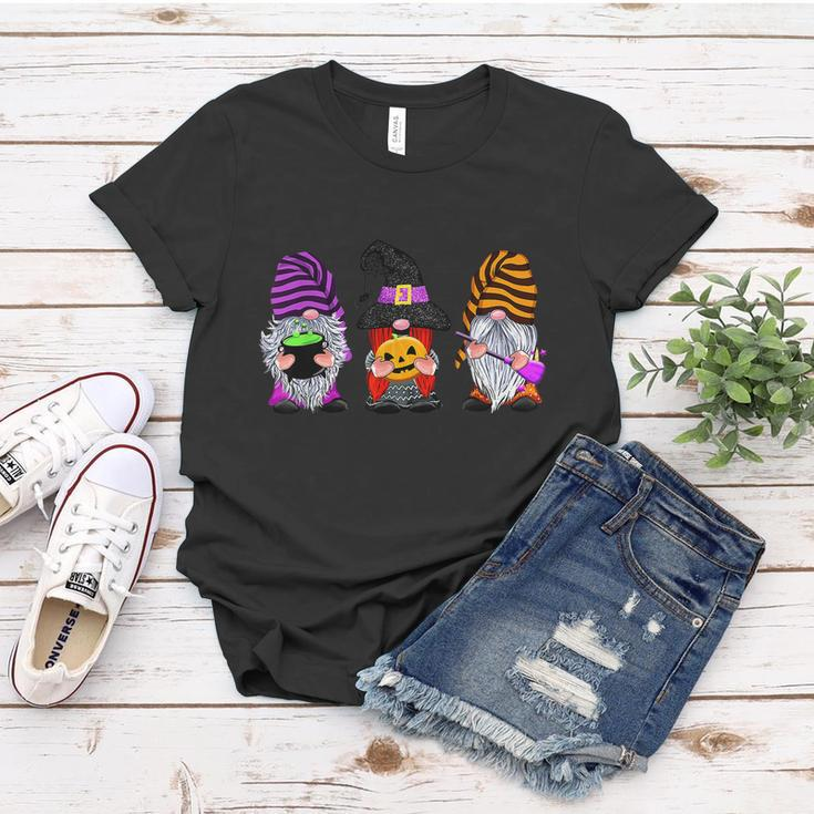 Halloween Gnomes Cute Autumn Pumpkin Fall Funny Holiday Women T-shirt Unique Gifts