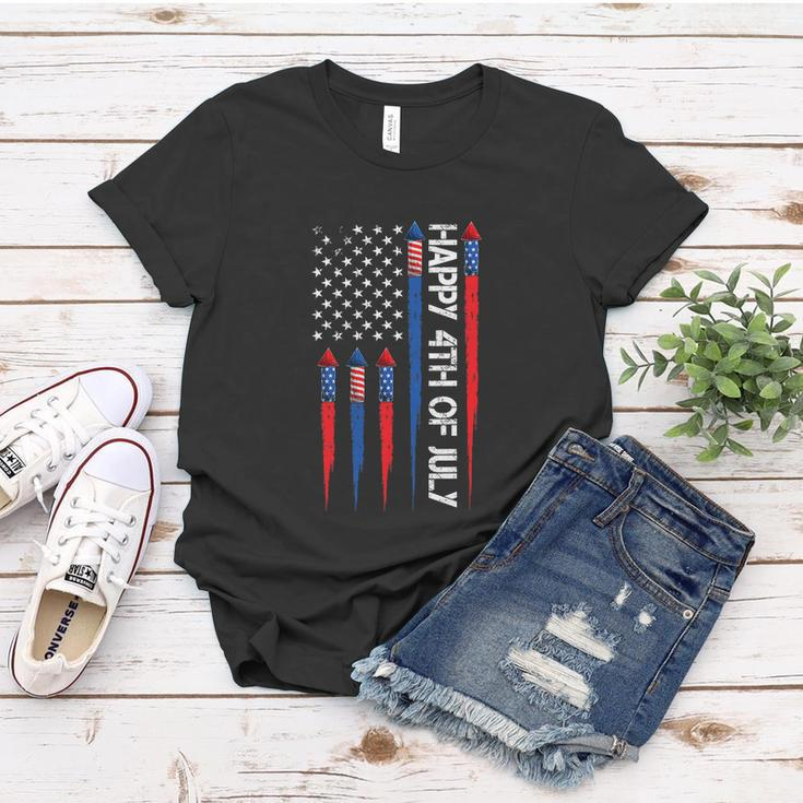 Happy 4Th Of July 2022 America Flag Women T-shirt Unique Gifts