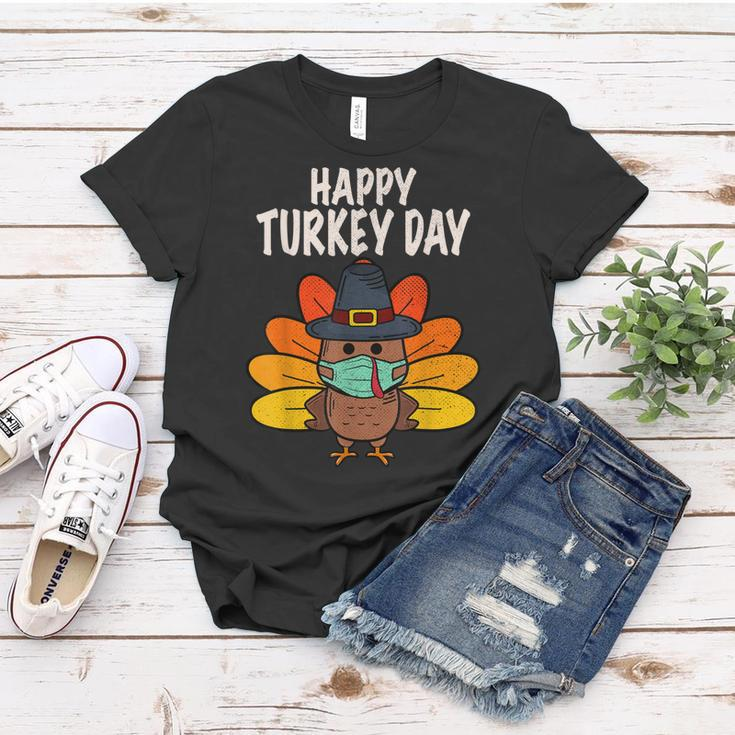 Happy Turkey Day Funny Thanksgiving 2021 Autumn Fall Season V2 Women T-shirt Funny Gifts