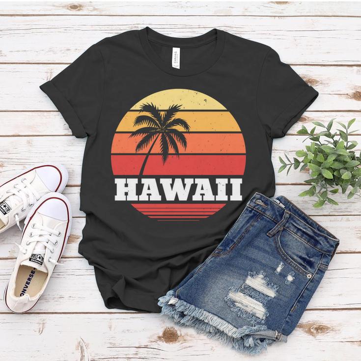 Hawaii Retro Sun Tshirt Women T-shirt Unique Gifts