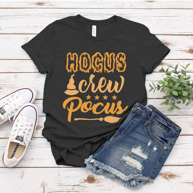 Hocus Crew Pocus Halloween Quote Women T-shirt Unique Gifts