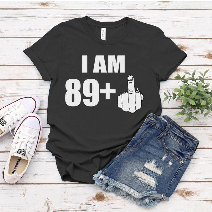 I Am 90 Middle Finger Funny 90Th Birthday Gift Women T-shirt Unique Gifts