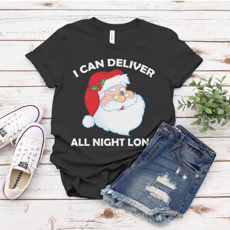 I Can Deliver All Night Long X-Mas Bad Santa Tshirt Women T-shirt Unique Gifts