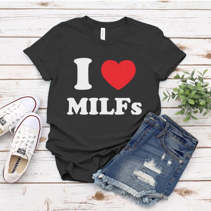 I Love Heart Milfs And Mature Sexy Women Women T-shirt Unique Gifts