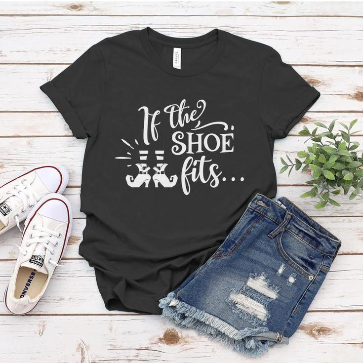 If The Shoe Fits Funny Halloween Quote Women T-shirt Unique Gifts