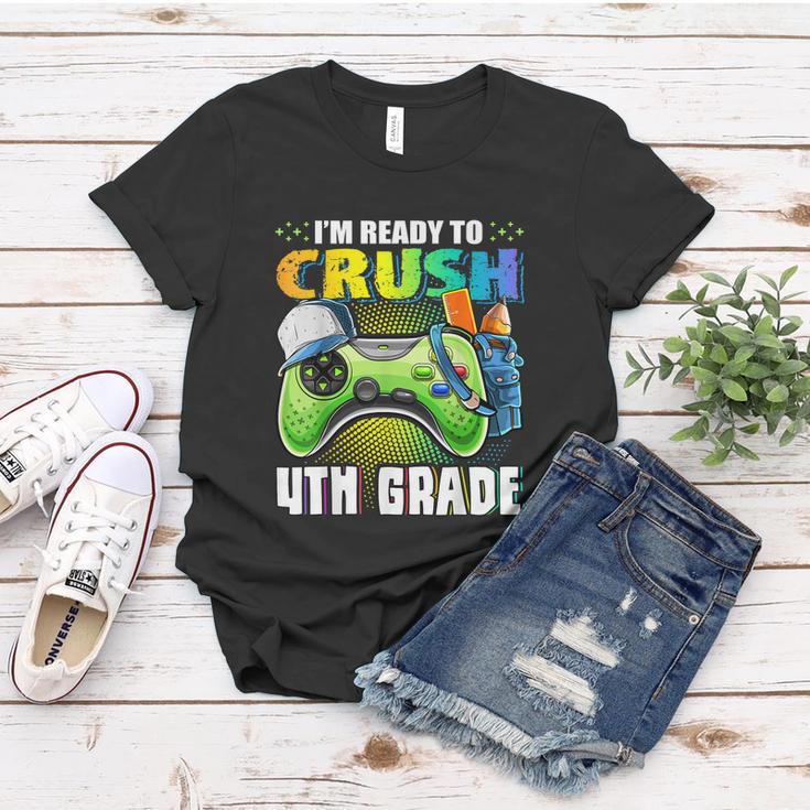 Im Ready To Crush 4Th Grade Funny Video Game Women T-shirt Unique Gifts