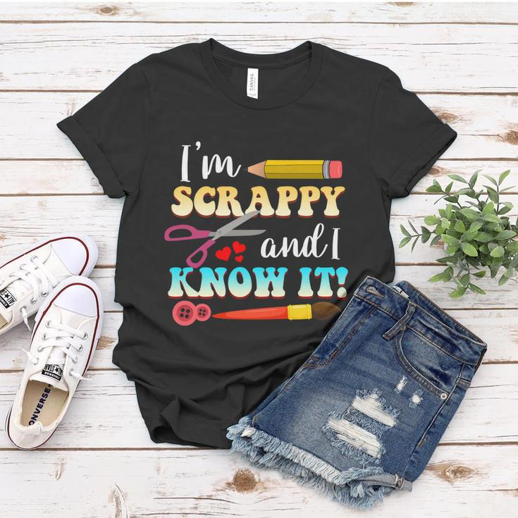 Im Scrappy And I Know It Scrapbook Scrapbook Gift Women T-shirt Unique Gifts