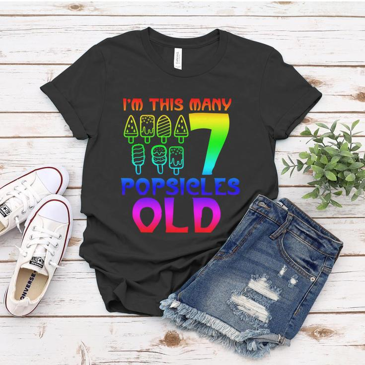 Im This Many Popsicles Old Funny Birthday For Men Women Great Gift Women T-shirt Unique Gifts