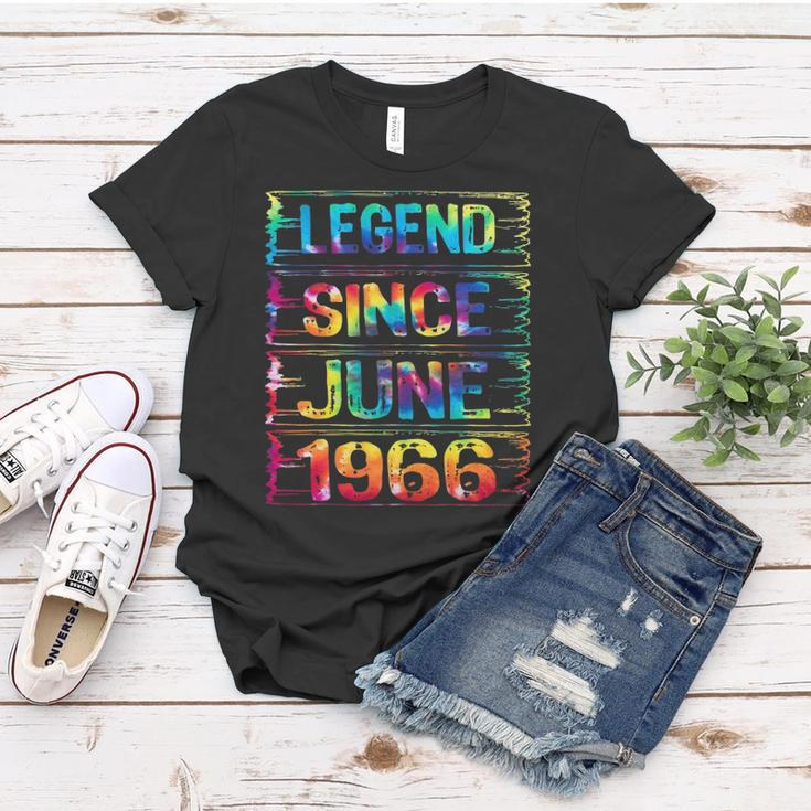 June 56 Years Old Since 1966 56Th Birthday Gifts Tie Dye Women T-shirt Unique Gifts