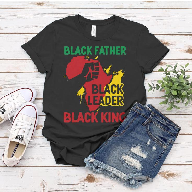 Juneteenth Day Black Father Black History Gift For Dad Fathers Day Women T-shirt Unique Gifts