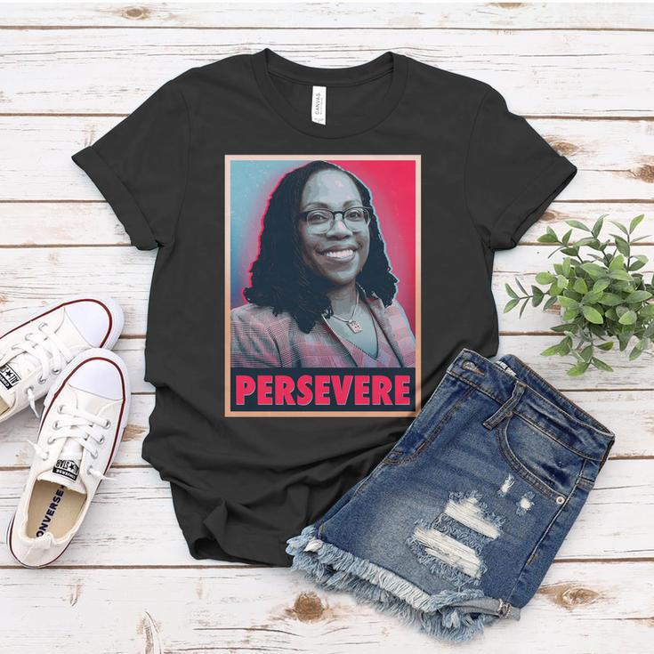 Ketanji Brown Jackson Kbj Persevere Vintage Poster Women T-shirt Unique Gifts