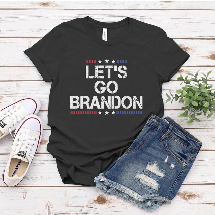 Lets Go Brandon Essential Brandon Funny Political Women T-shirt Unique Gifts