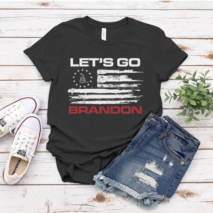 Lets Go Brandon Let Go Brandon Fjb Funny Fjb Fjb Funny Brandon Flag Funny Women T-shirt Unique Gifts