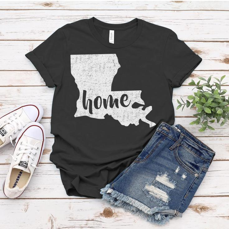 Louisiana Home State Women T-shirt Unique Gifts
