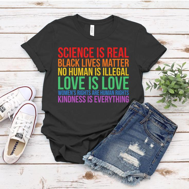 Love Kindness Science Black Lives Lgbt Equality Tshirt Women T-shirt Unique Gifts