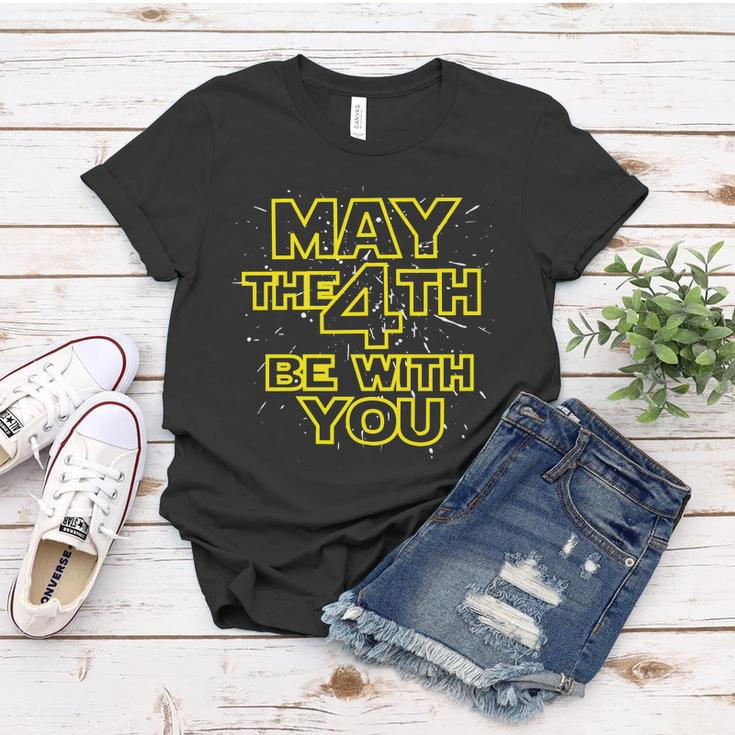 May The 4Th Be With You Tshirt Women T-shirt Unique Gifts