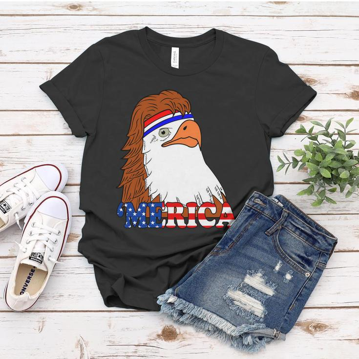 Merica Bald Eagle Retro Usa Flag V2 Women T-shirt Unique Gifts