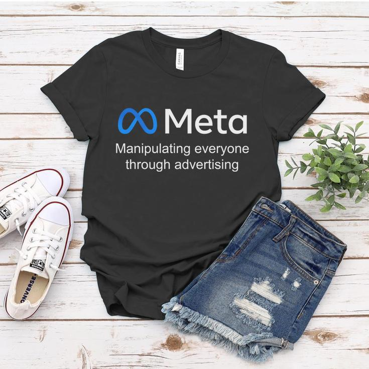 Meta Manipulating Everyone Through Advertising Women T-shirt Unique Gifts