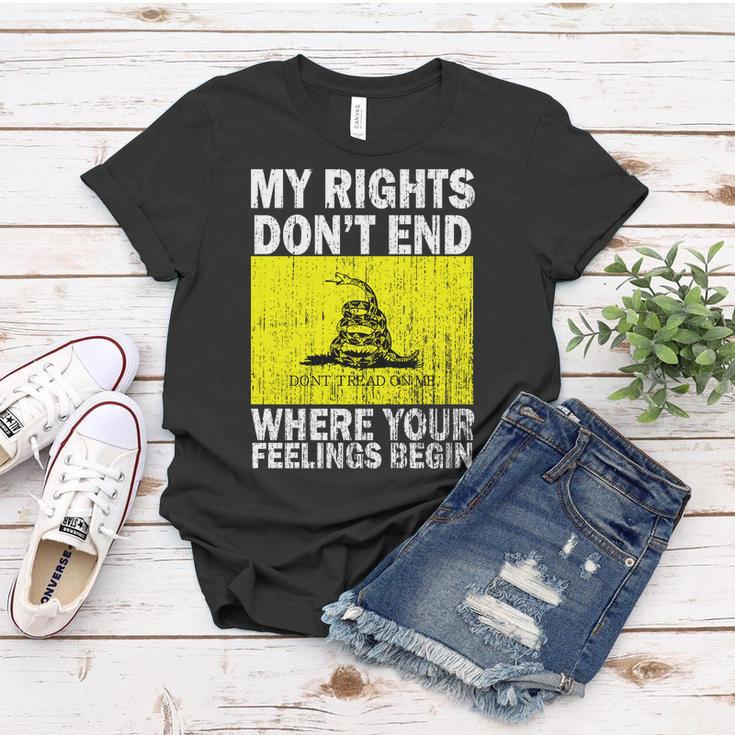 My Rights Dont End Where Your Feelings Begin Tshirt Women T-shirt Unique Gifts