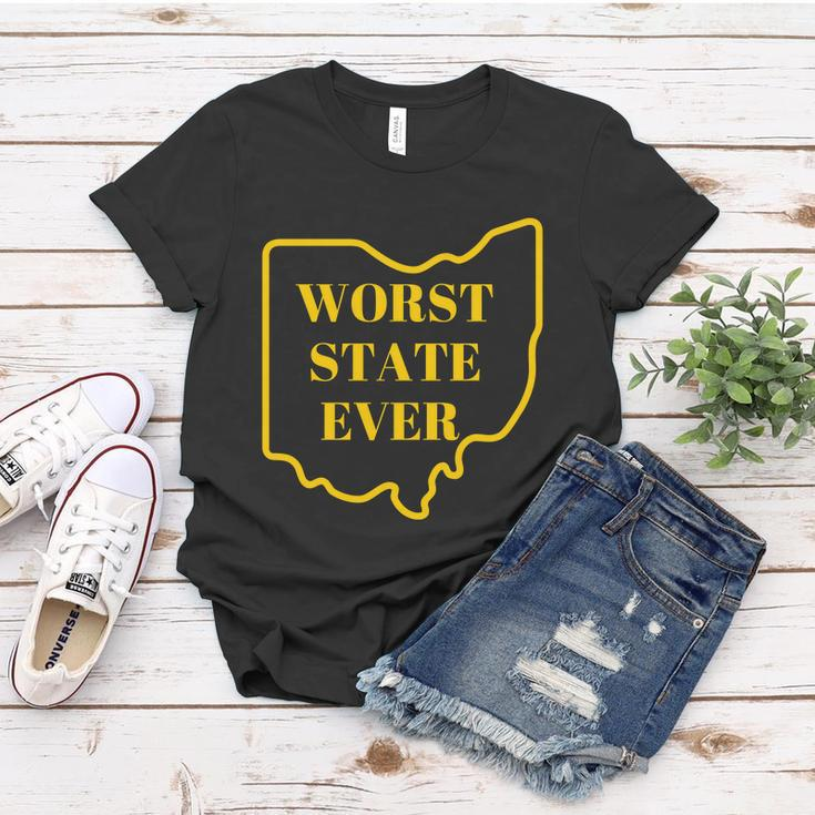 Ohio Worst State V2 Women T-shirt Unique Gifts