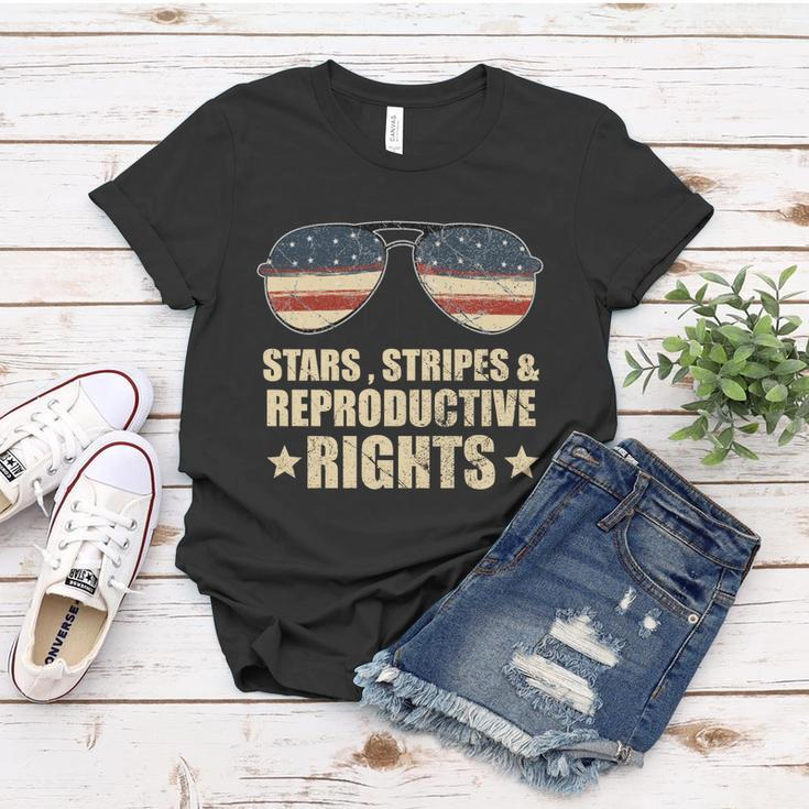 Patriotic 4Th Of July Stars Stripes And Reproductive Rights Funny Gift V2 Women T-shirt Unique Gifts